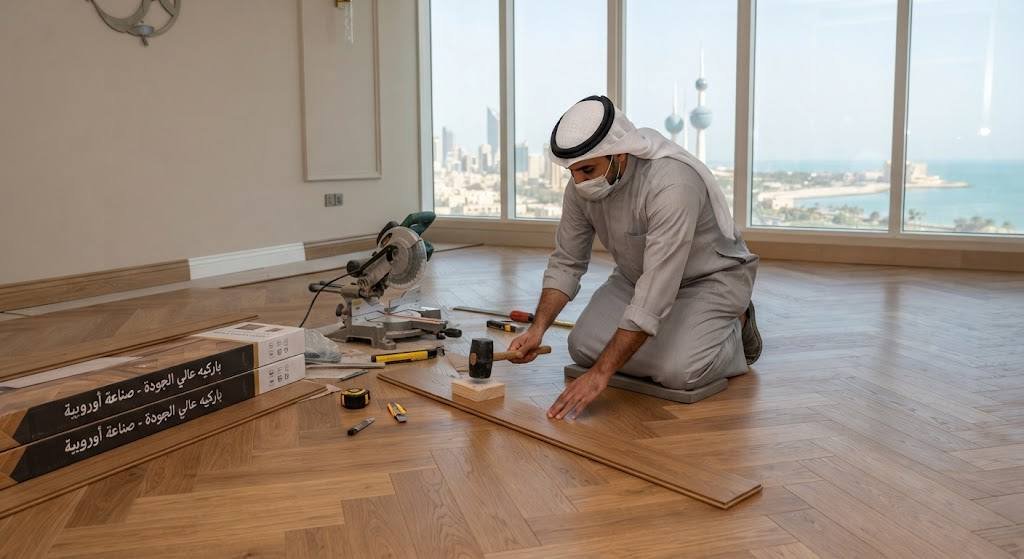 تركيب باركيه الشعب بالكويت