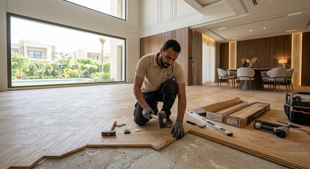 تركيب باركيه الكويت | فني محترف لتنفيذ أرقى الديكورات